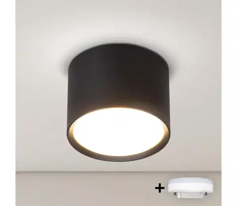 Svietidlá BRILAGI - LED RGB stmievateľné bodové svietidlo SMOOTH 1xGX53/14W/230V Wi-Fi Tuya čierna BG2832+IM1490