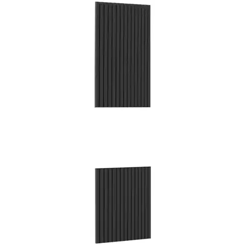 Kuchynské skrinky Čelo skrinky Luxeo F14-D60PWN ryfla black