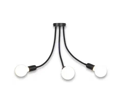 Svietidlá Top Light Galileo 3 C - Luster na tyči 3xE27/40W/230V čierna Galileo 3 C