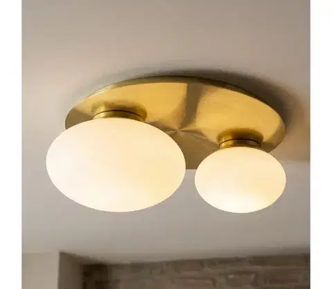 Svietidlá Ideal Lux - LED Stropné svietidlo NINFEA 2xGX53/9W/230V zlatá 293653