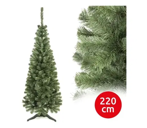 Vianočné dekorácie  Vianočný stromček SLIM 220 cm jedľa 5902280051305
