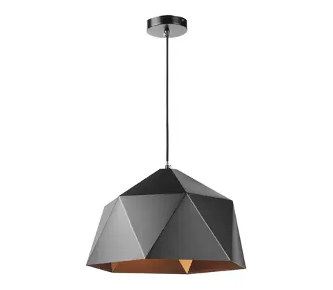 Svietidlá ONLI - Luster na lanku YONG 1xE27/22W/230V čierna pr. 46 cm 5010/SM