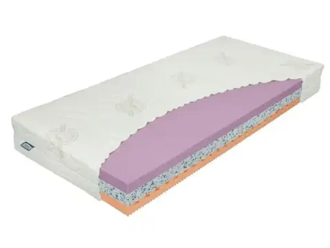 Matrace KONDELA Tempo Standard penový matrac 90x200 cm biela