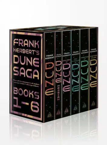 Sci-fi a fantasy Frank Herberts Dune Saga 6-Book Boxed Set - Herbert Frank