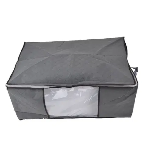Úložné boxy SKVELER Box úložný z netkanej textílie s okienkom SKVELER 70x50x30cm