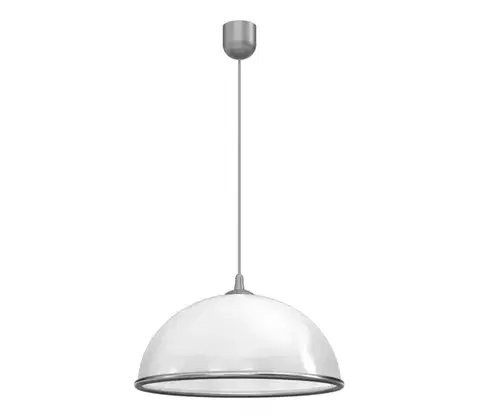 Svietidlá  Luster na lanku KITCHEN 1xE27/15W/230V biela/chróm 4861