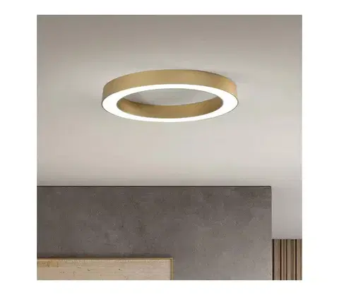 Svietidlá Ondaluce - LED stmievateľné stropné svietidlo GLOBUS LED/40W/230V pr. 60 cm zlaté OTPL0009BG