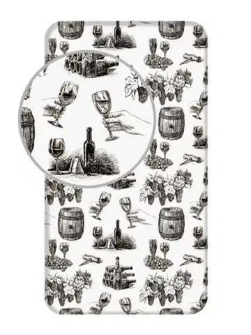 Plachty Jerry Fabrics Bavlnená plachta 90 × 200 cm – Víno
