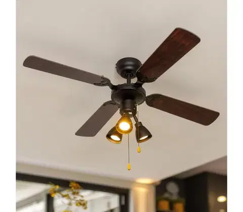 Ventilátory ZE - Stropný látor ZURRIOLA 3xGU10/50W/230V 03808-ZEV