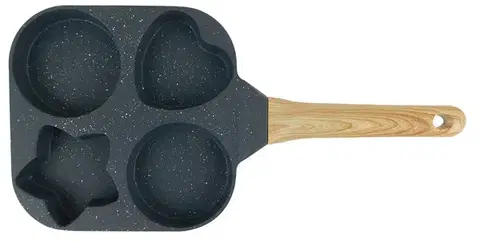 Panvice, lievanečníky MAKRO - Panvica na lievance 18,5cm, 2x kruh, 1x srdce , 1x hviezda