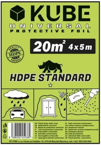 Potravinárske fólie Kinekus Fólia zakrývacia 4 x 5 m STANDARD  4mn KLC