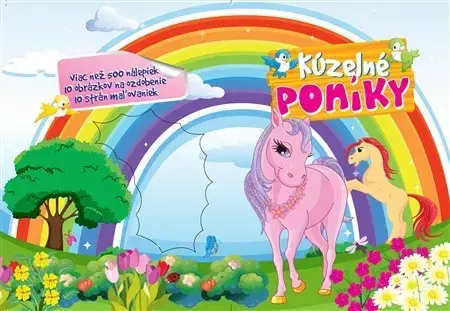 Nalepovačky, vystrihovačky, skladačky Kúzelné poníky - Kolektív autorov
