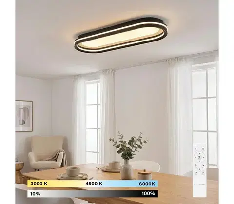 Svietidlá BRILAGI - LED stmievateľné svietidlo TRIVARO LED/85W/230V 3000-6000K 20x60 cm + diaľkové ovládanie BR4582-60/OV