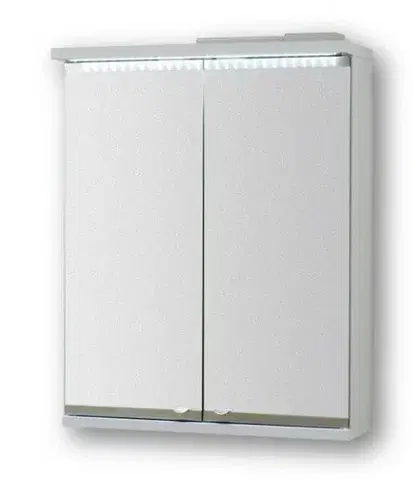 Kúpeľňový nábytok OLSEN SPA - Vrchný zrkadlová skrinka NICE s LED osvetlením - Rozmery skriniek - 70 × 64 × 15 cm OLNNIC70