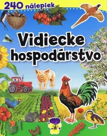 Nalepovačky, vystrihovačky, skladačky Vidiecké hospodárstvo - 240 nálepiek