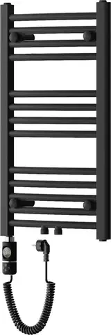 Radiátory do kúpeľne MEXEN/S - Ares radiátor + vykurovacia tyč 700 x 400 mm, 300 W, čierna W102-0700-400-2300-70