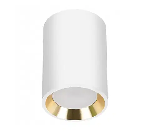 Svietidlá  Bodové svietidlo CHLOE 1xGU10/35W/230V okrúhly biela/zlatá 005015