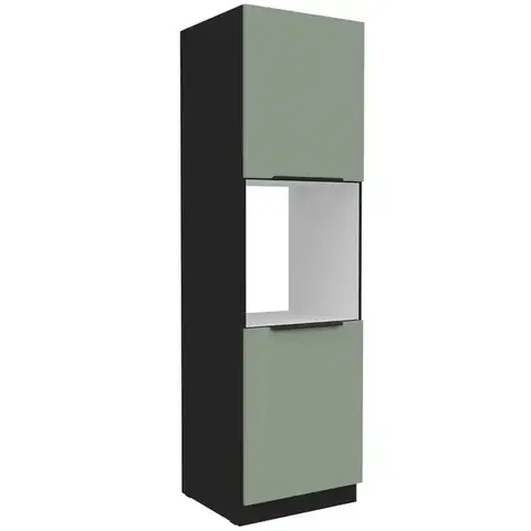 Kuchynské skrinky stojace Kuchynská skrinka Aria-Sa/Bl Anti Fingerprint 60dp-210 2f