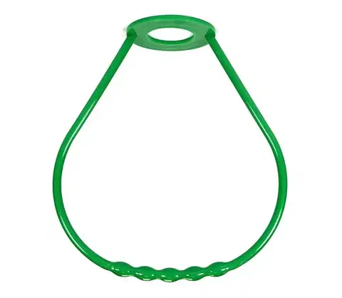 Predlžovacie káble  Madlo lustrové plast zelené