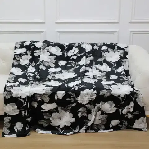 Ozdobné prikrývky Deka Pola 130x170 cm sivá