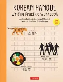 Učebnice a príručky Korean Hangul Writing Practice Workbook