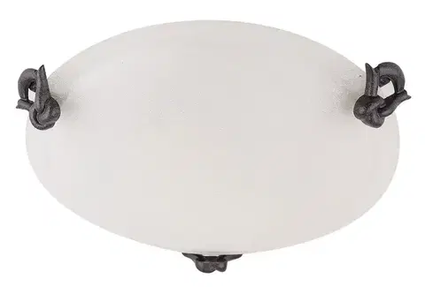 Stropná svetla Nástenné stropné svietidlo zo skla, stropné svietidlo 60W E27 30cm Eva