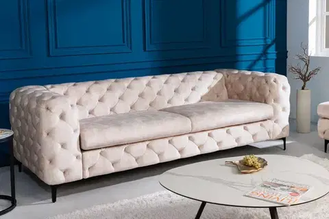 Pohovky a gauče Chesterfield pohovka ZETHOS Dekorhome