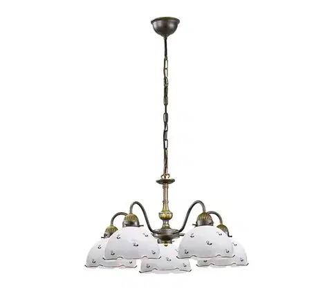 Svietidlá Kolarz 731.85.70 - Luster na reťazi NONNA 5xE27/75W/230V 731.85.70