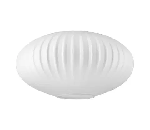 Lampy  Náhradné sklo k lustru HARMA E27 17x30 cm biela KLOSZ 257/258/D