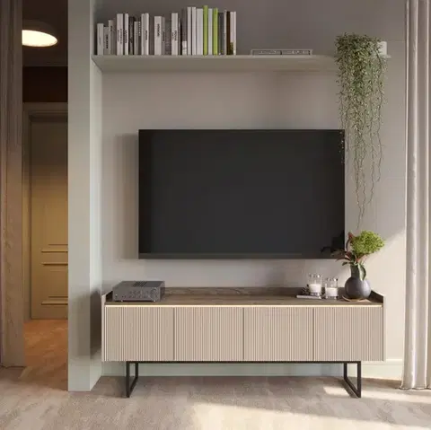 TV stolíky Dig-net nábytok TV stolík GALO LG-05 s LED osvetlením