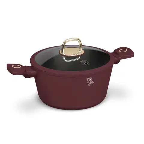 Hrnce BERLINGER HAUS - Hrniec a sklenená pokrievka 24cm Leonardo