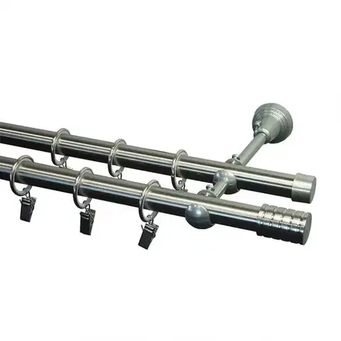 Garniže a kolajničky Garniž II Stylus Fi 19 200 cm Mati