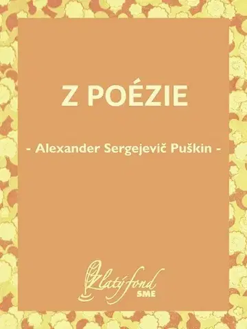 Poézia Z poézie - Alexander Sergejevič Puškin