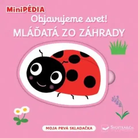 Leporelá, krabičky, puzzle knihy MiniPÉDIA Objavujeme svet! Mláďatá zo záhrady - Nathalie Choux