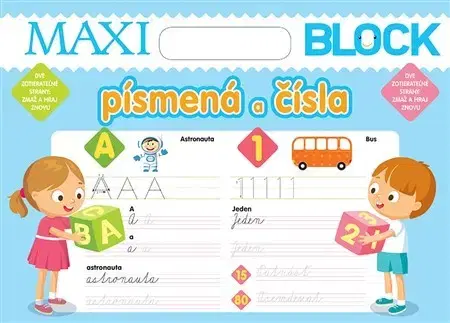 Pre deti a mládež - ostatné Maxi Blok - písmená a čísla