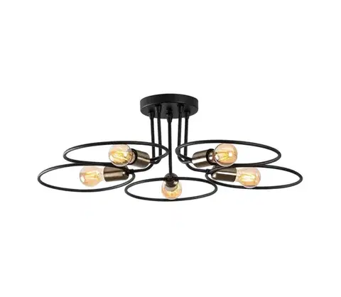 Svietidlá  Prisadený luster CIRCLE 5xE27/40W/230V 584TTM1295