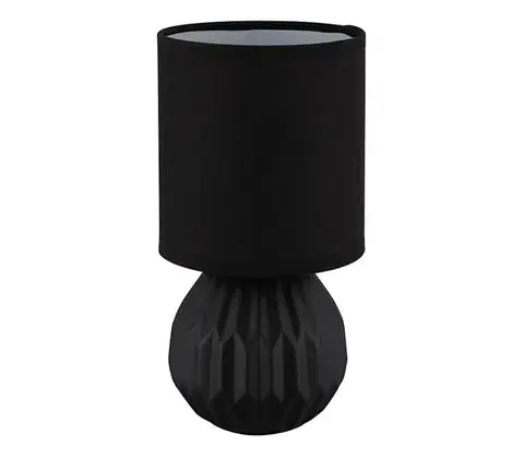 Lampy Globo 21730S - Stolná lampa SYLAS 1xE14/40W/230V čierna 21730S