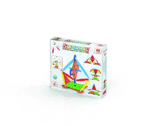 Magnetické stavebnice Supermag Magnetická stavebnica Multicolor 45