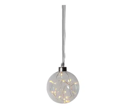 Vianočné dekorácie Eglo 410587 - LED Vianočná dekorácia GLOW 15xLED/0,012W/4,5/230V pr. 10 cm 410587