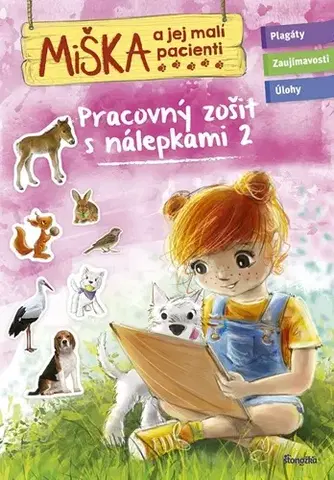Nalepovačky, vystrihovačky, skladačky Miška a jej malí pacienti: Pracovný zošit s nálepkami 2 - neuvedený,Silvia Kaščáková