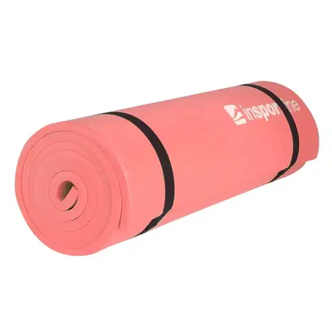 Podložky na cvičenie Karimatka inSPORTline EVA 180x50x1 cm ružová