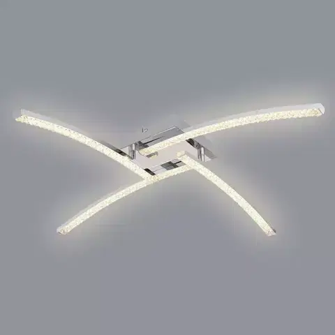 Moderné lampy do obývačky Luster 67169-24IP Strieborná PL4