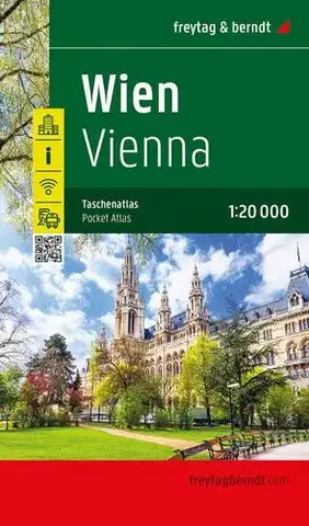 Európa Viedeň 1:20 000 - vreckový atlas