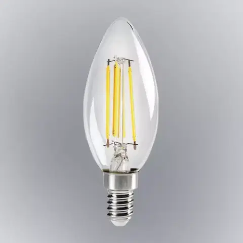 Žiarovky Žiarovka FILAMENT XLED C35 E14 4.5W NW 29619