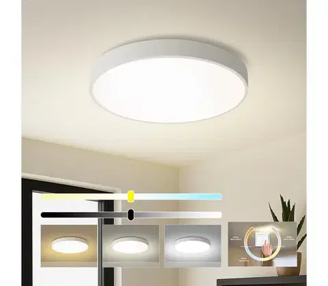 Svietidlá BRILAGI - LED stropné svietidlo POOL LED/60W/230V 3000/4000/6000K priemer 60 cm biele BRI349