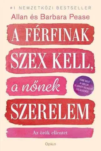 Psychológia, etika A férfinak szex kell, a nőnek szerelem - Allan Pease,Barbara Pease