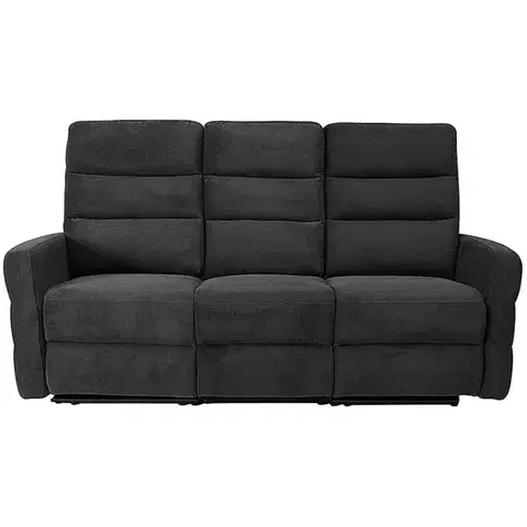 Sedačky Pohovka Belize 3SJ NLK314 čierna s relaxačnou funkciou