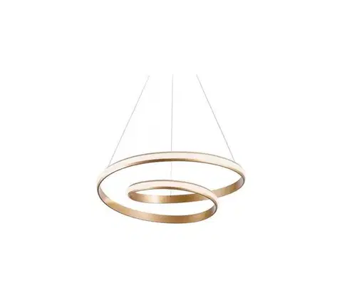 Svietidlá Redo 01-1889 - LED stmievateľný závesný luster na lankách TORSION LED/29W/230V Ø 55 cm bronzový 01-1889