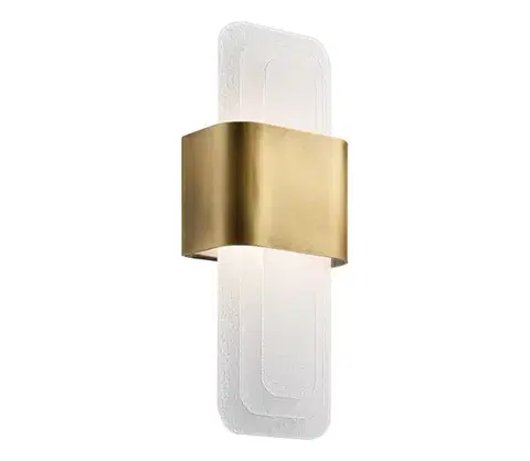 Svietidlá Elstead Kichler KL-SERENE-LED-W-NBR - LED Nástenné svietidlo SERENE LED/16W/230V mosadz KL-SERENE-LED-W-NBR