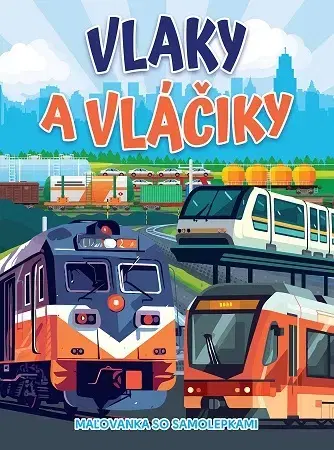 Nalepovačky, vystrihovačky, skladačky Vlaky a vláčiky